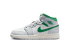Air Jordan 1 Mid White Pure Platinum Pine Green
