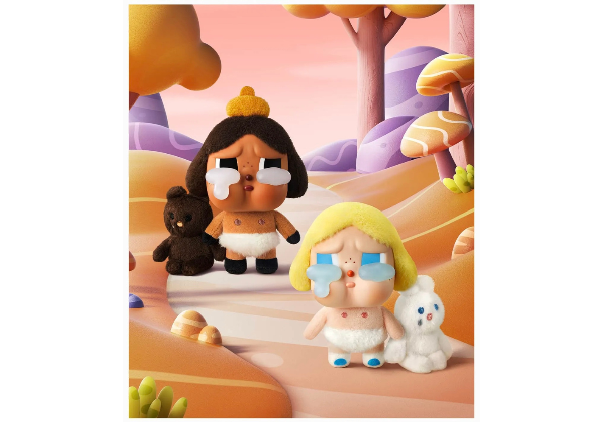 Pop Mart CryBaby Crying Again Series Vinyl Face Plush Sealed Case