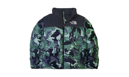The North Face 1996 Retro Nuptse Jacket Green Camo