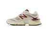 New Balance 9060 Linen Burgundy