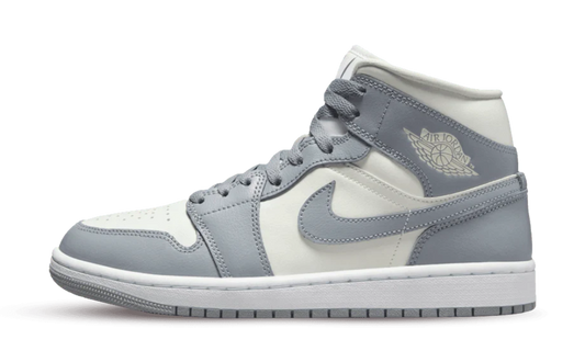 Air Jordan 1 Mid Grey Sail Stealth