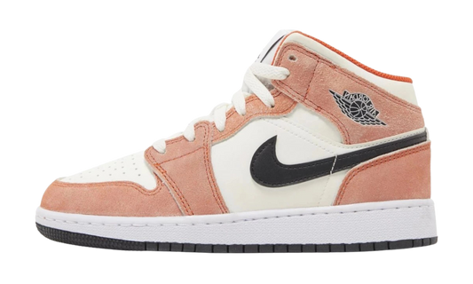 Air Jordan 1 Mid SE Orange Suede