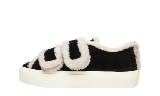 inuikii shearling low velcro black