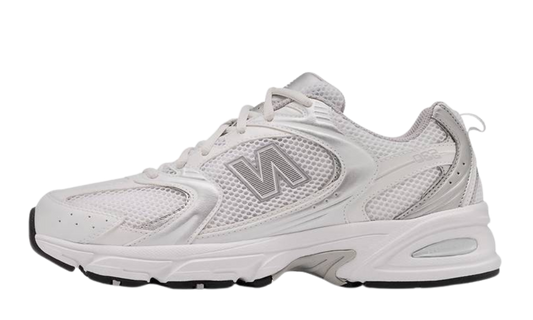 New Balance 530 White Silver Metallic