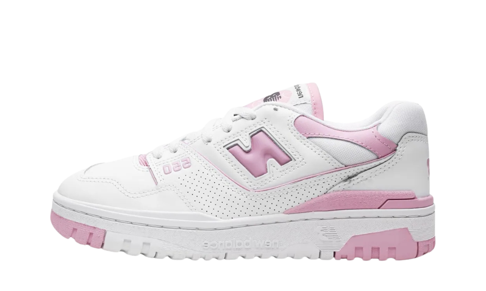 New Balance 550 White Bubblegum Pink
