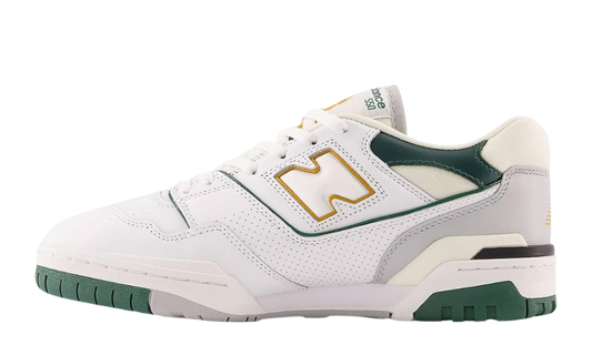 New Balance 550 White Nightwatch Green