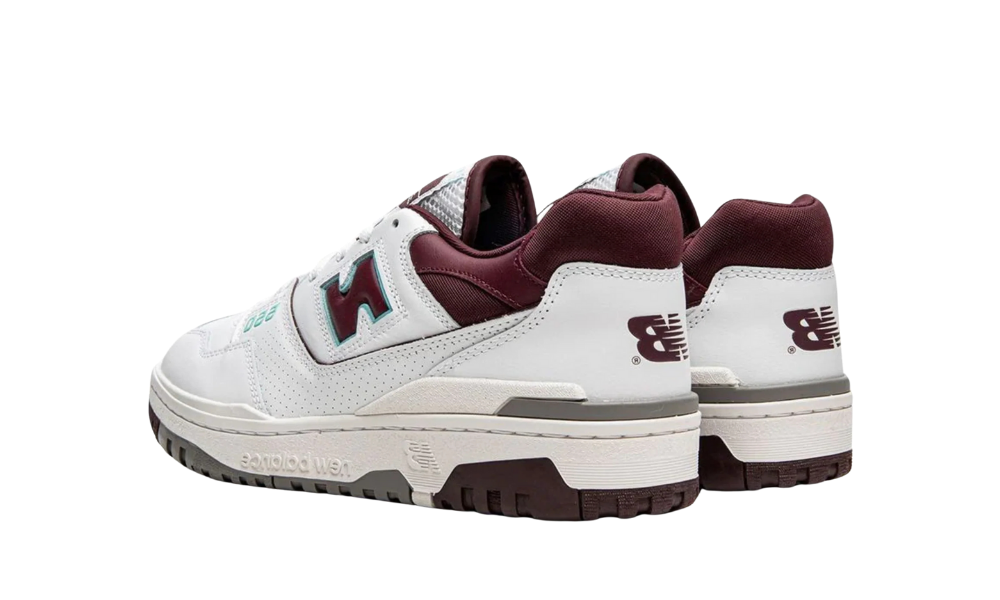 New Balance 550 Burgundy Cyan