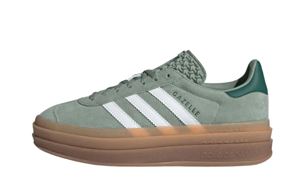 adidas Gazelle Bold Silver Green White