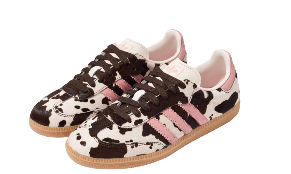 adidas Samba OG Cow Print Dark Brown Wonder Mauve