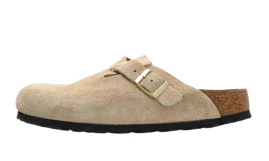 Birkenstock Boston BS Suede Leather Sandcastle