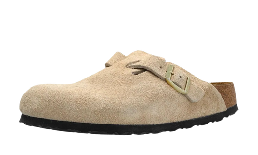 Birkenstock Boston BS Suede Leather Sandcastle