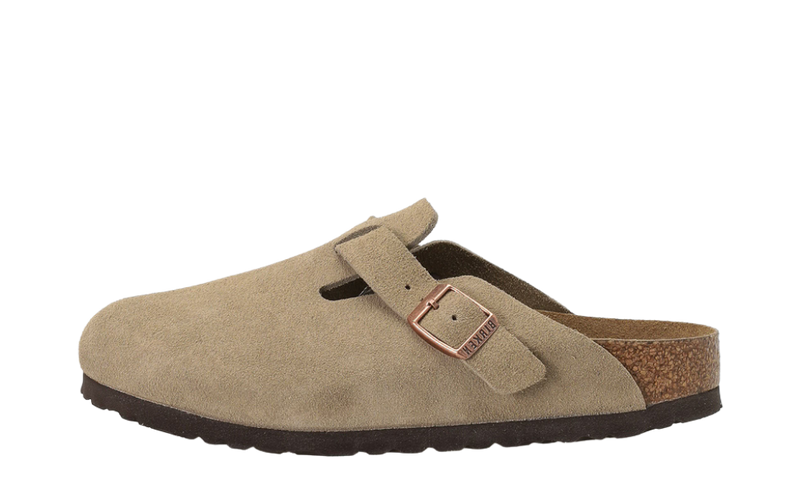 Birkenstock Boston Suede Narrow Taupe