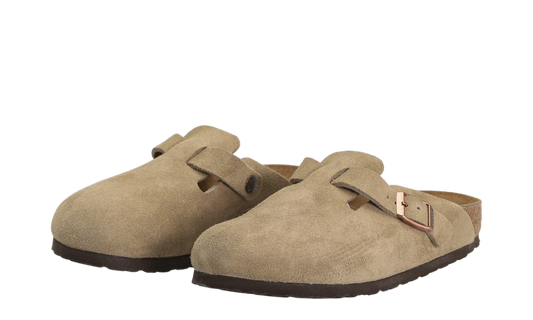 Birkenstock Boston Suede Narrow Taupe