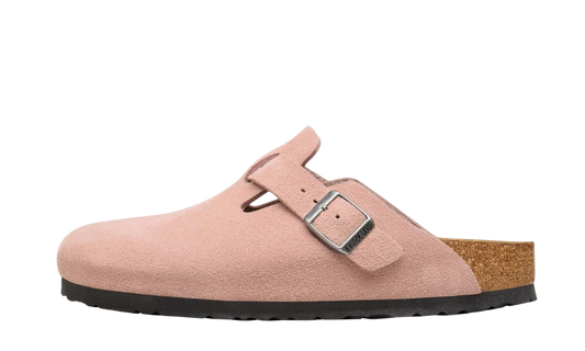 Birkenstock Boston Suede Leather Pink Clay