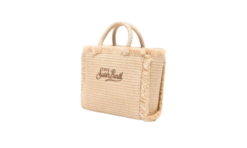 MC2 Saint Barth Mini Straw Rhinestone Vanity Bag