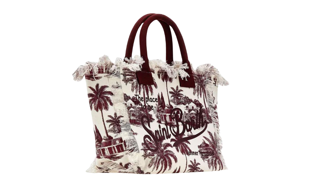 MC2 Saint Barth Vanity Palms Bordeaux Bag