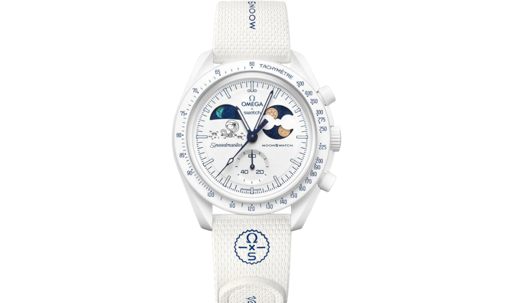 Swatch x Omega Bioceramic Mission To Earthphase Moonshine Gold "Cold Moon"