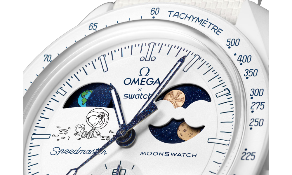 Swatch x Omega Bioceramic Mission To Earthphase Moonshine Gold "Cold Moon"