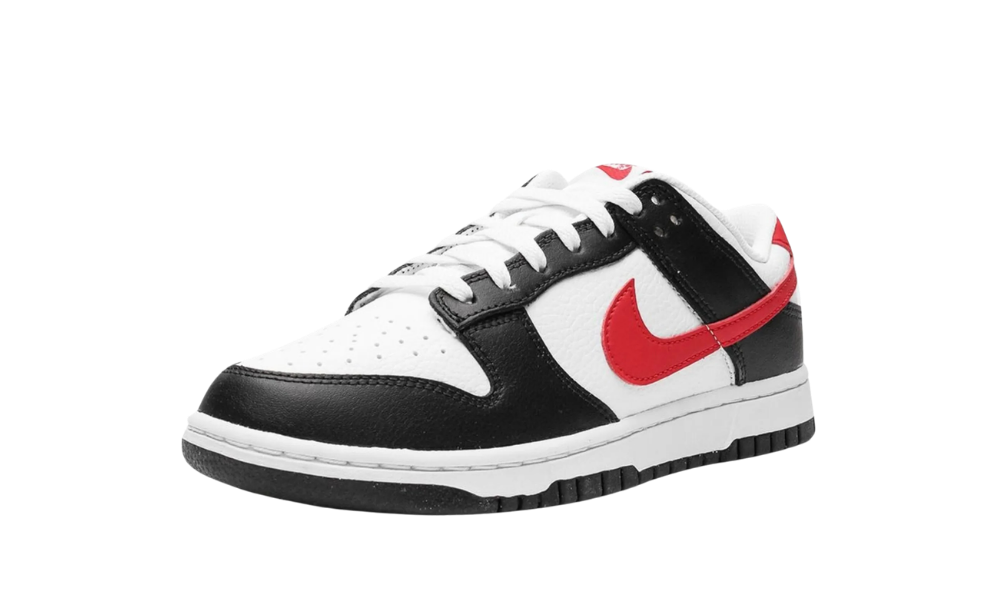 Nike Dunk Low Black White Red