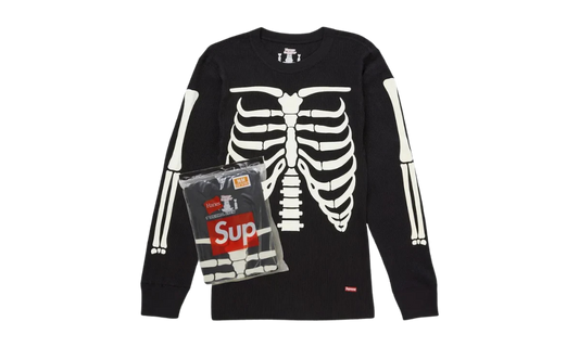 Supreme Hanes Bones Thermal Crew FW25 (1 Pack) Black