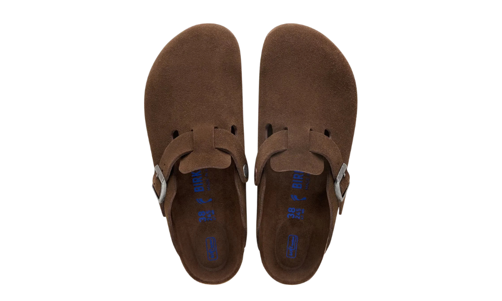 Birkenstock Boston Suede Leather Carafe Tonal FB