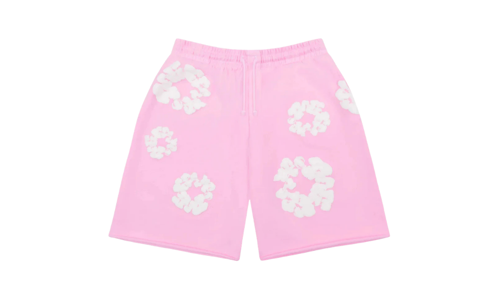 Denim Tears The Cotton Wreath Sweatshorts Powder Pink