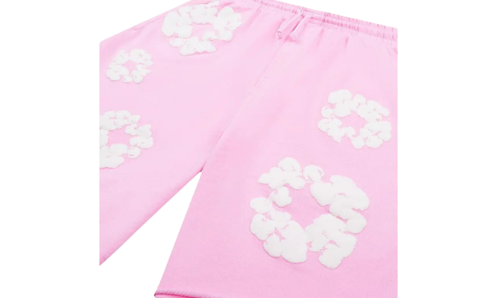 Denim Tears The Cotton Wreath Sweatshorts Powder Pink