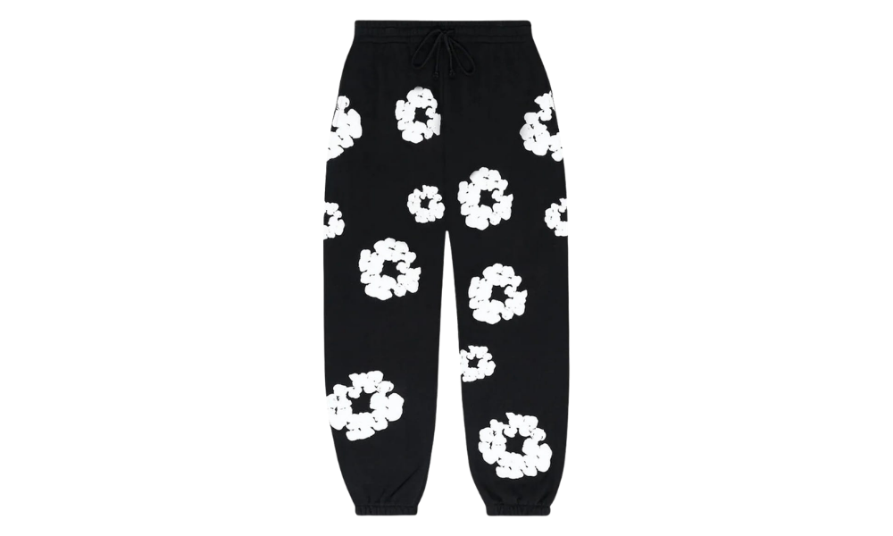 Denim Tears The Cotton Wreath Sweatpants Black