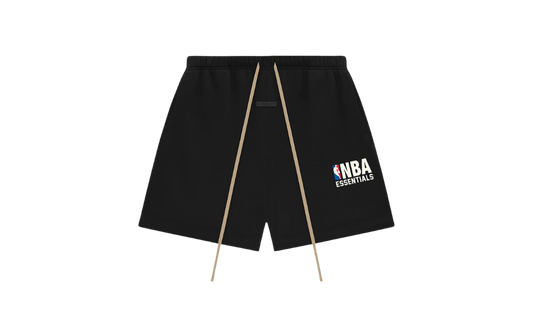 Fear of God Essentials FW24 NBA Sweatshort Black White Logo