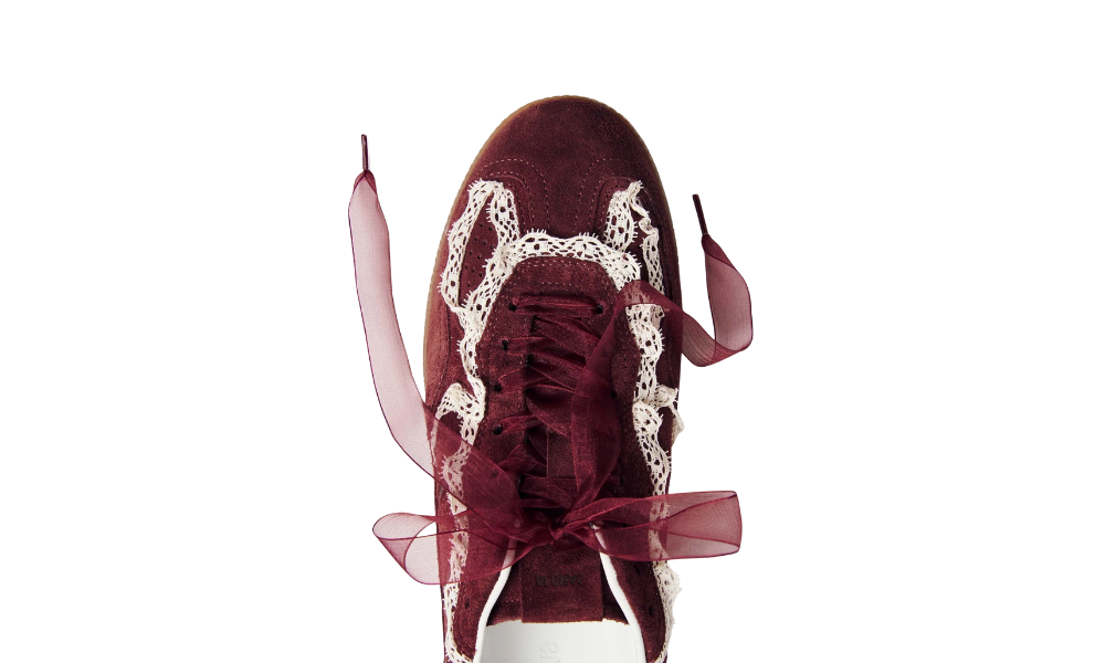 Alohas Tb.490 Crochet Burgundy Sneakers