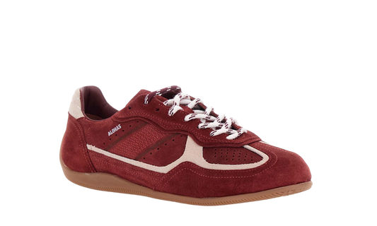Alohas Burgundy Suede Sneakers