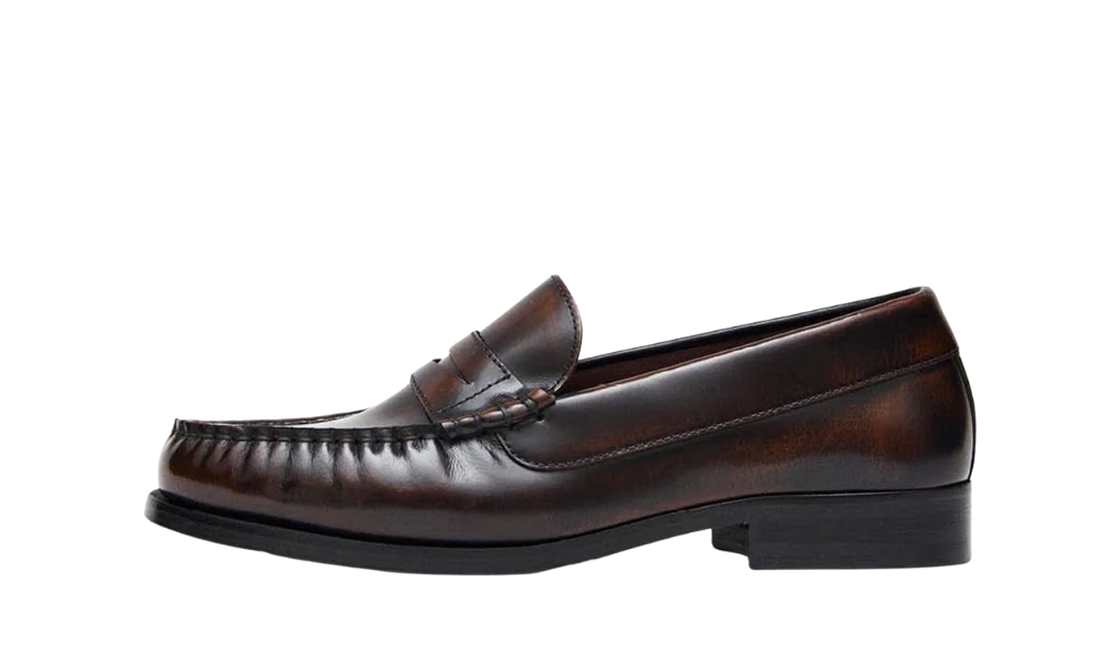 Alohas Rivet Brushed Coffee Brown mokasyny