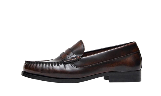 Alohas Rivet Brushed Coffee Brown mokasyny