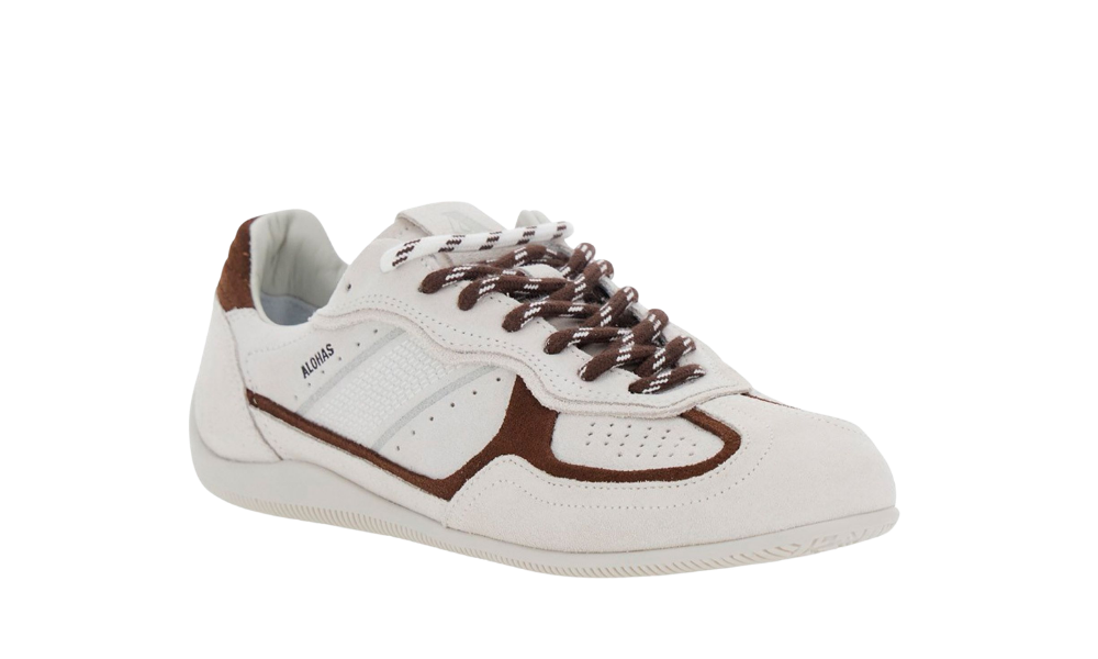 Alohas Suede Cream Sneakers