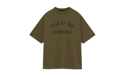 Fear of God Essentials Jersey Crewneck Tee Olive