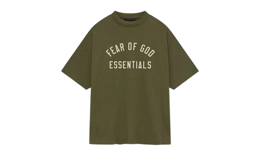Fear of God Essentials Jersey Crewneck Tee Military