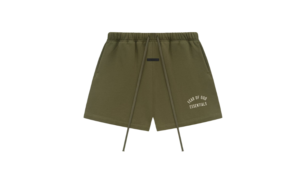 Fear of God Essentials Fleece Soccer Short Military