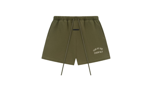 Fear of God Essentials Fleece Soccer Short Military