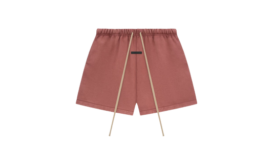 Fear of God Essentials Heavy Fleece Soccer Short Crimson