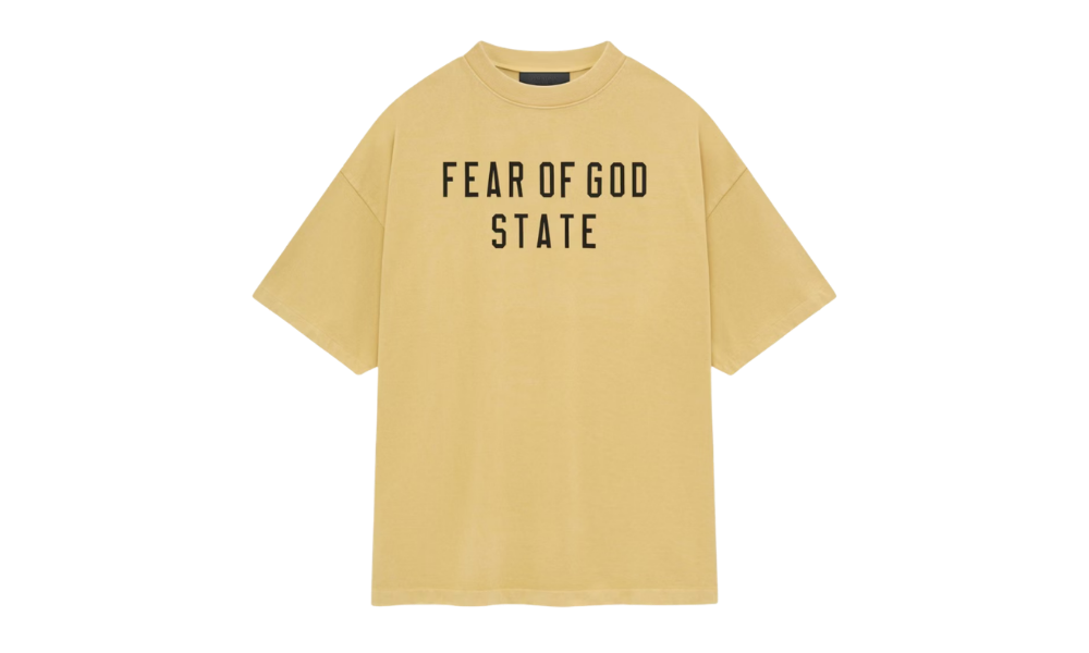 Fear of God Essentials Heavy Crewneck Tee Amber