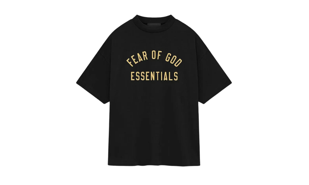 Fear of God Essentials Jersey Crewneck Tee Black