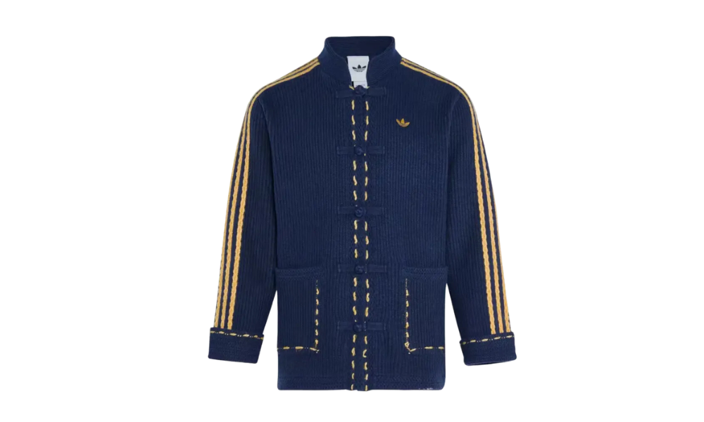 adidas originals Chinese New Year FW25 Knit Jacket Navy Blue