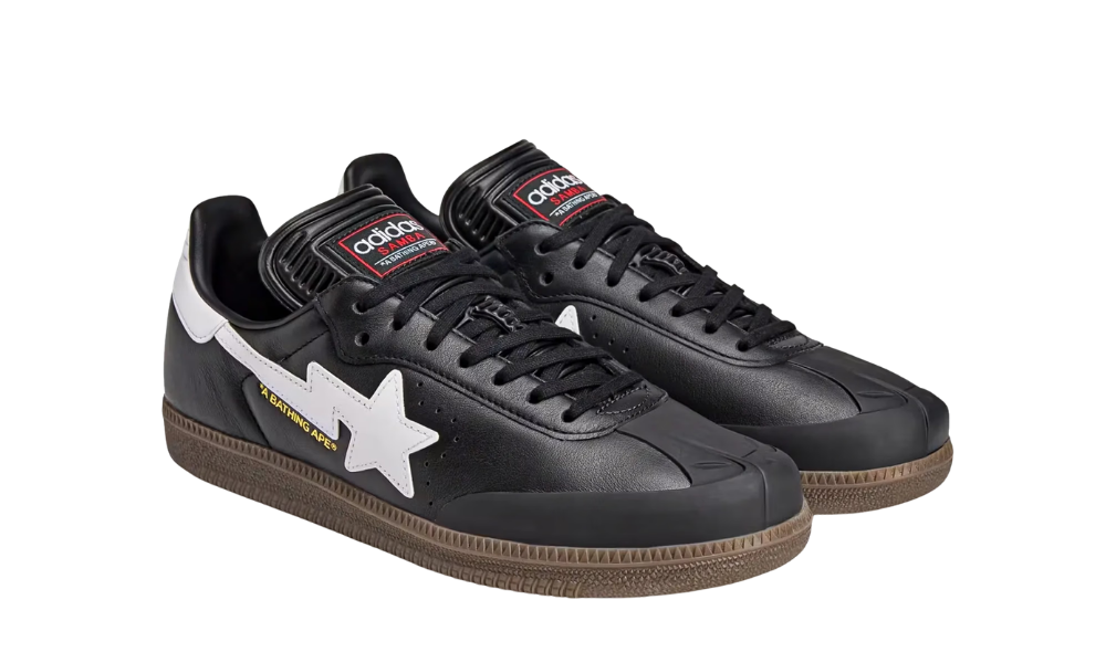 adidas Samba Bape Black White Gum