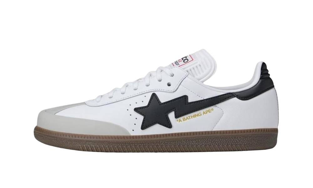 adidas Samba Bape White Black Gum