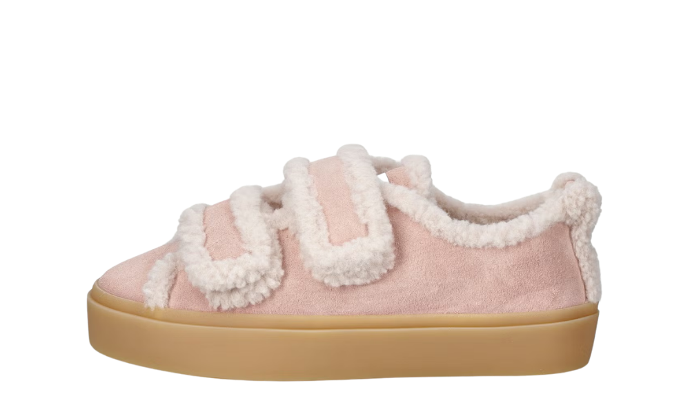 Shearling Low Velcro Pastelle Pink