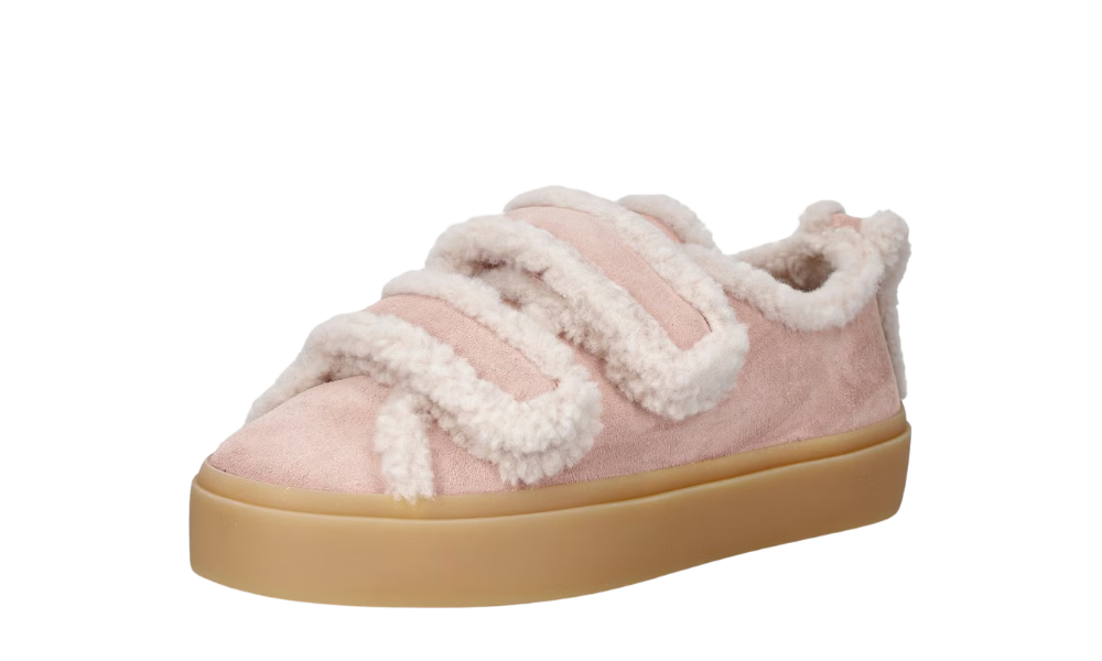 Shearling Low Velcro Pastelle Pink