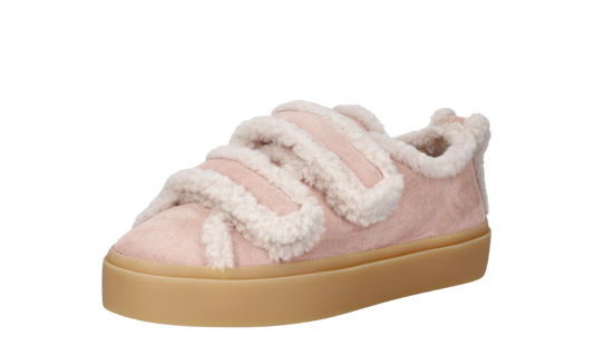 Shearling Low Velcro Pastelle Pink