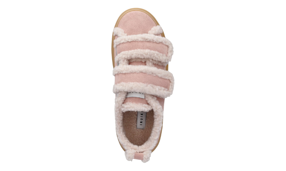 Shearling Low Velcro Pastelle Pink