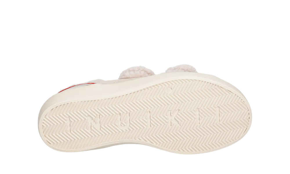 Inuikii Lila Shearling Low Velcro Beige