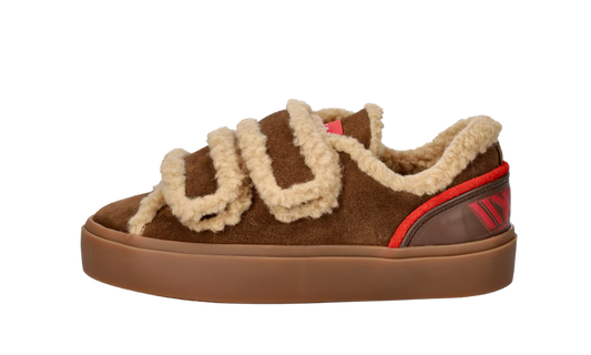 Inuikii Lila Shearling Low Velcro Brown